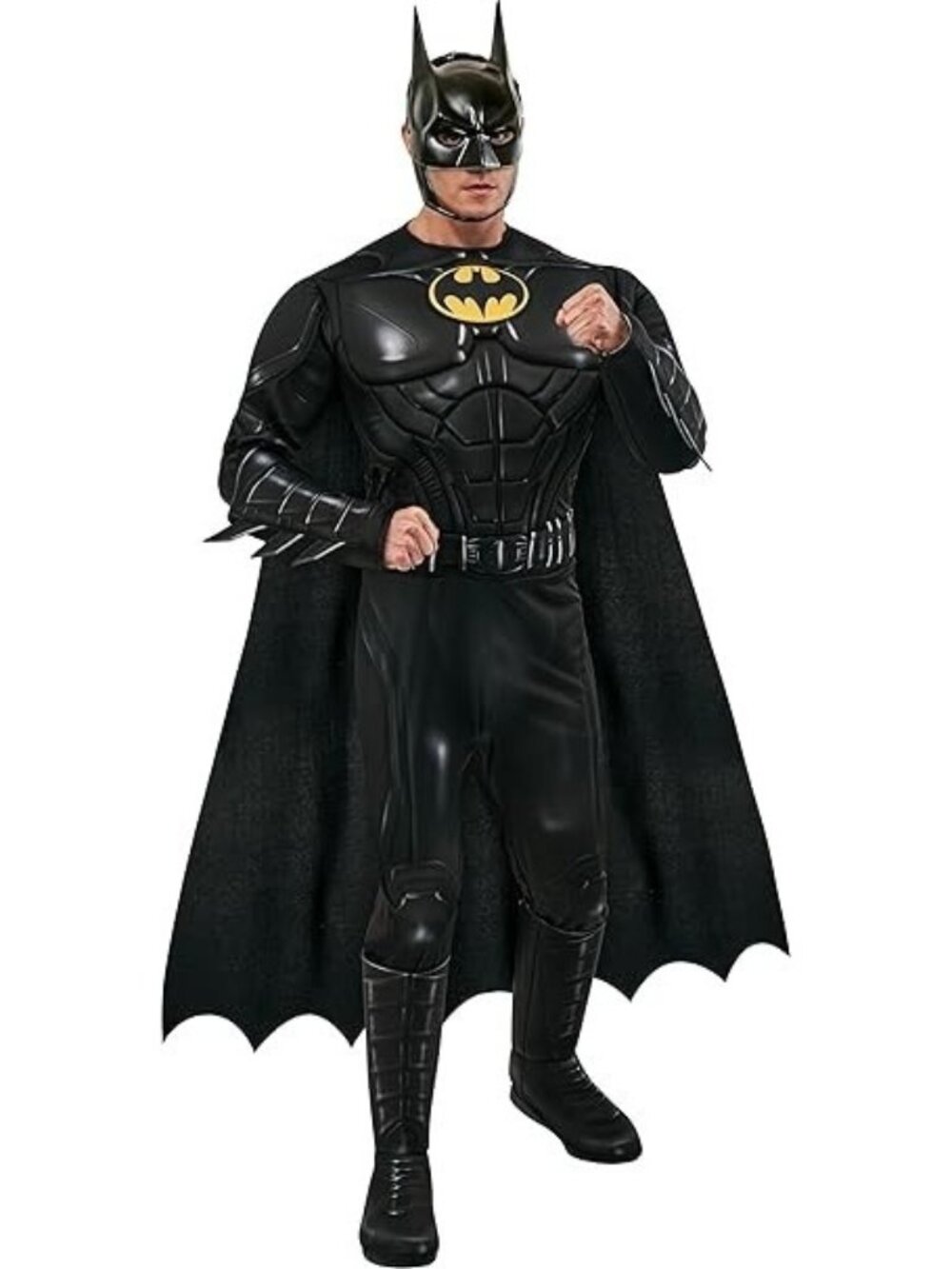 Rubies DC The Flash Movie: Batman Deluxe Costume for Adults, Men's MEDIUM